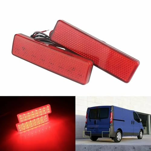 Réflecteurs arrière Primastar pare-chocs usé solution feu stop rouge visible - 5