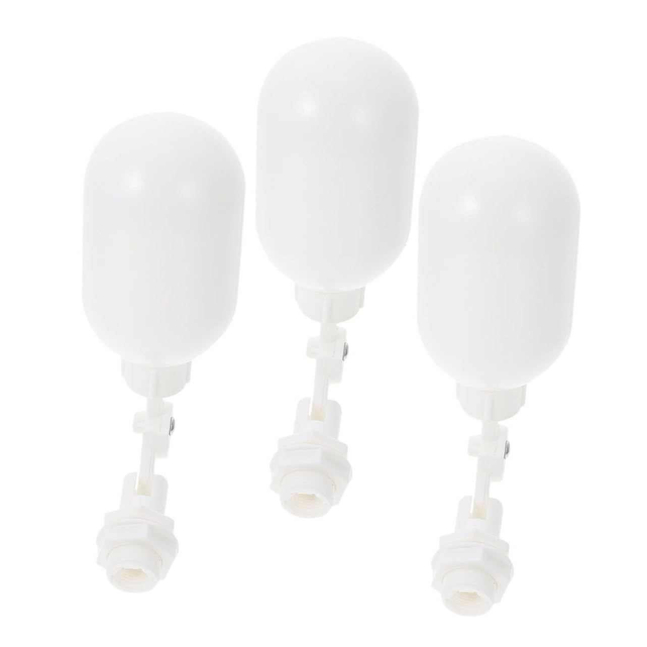 CIYODO 3pcs Float Valve Water Filter Float Ball Valve Water Level Ball Valve Water Control Valves Floating Balls Valves Water Tank Floating Balls Auto Pool Filler Pool Float Plastic White
