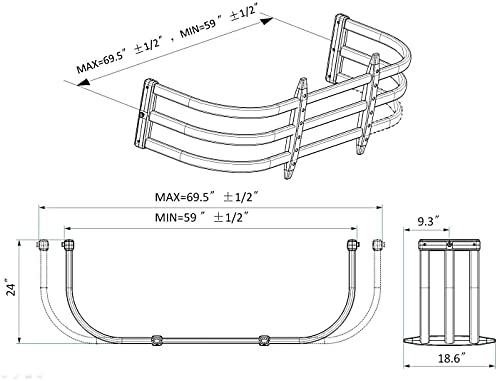 Adi Off Road Truck Bed Extender For Ram, Ford, Silverado, Sierra, Tundra, Titan Pickup Truck Universal Tailgate Extension #TOP1