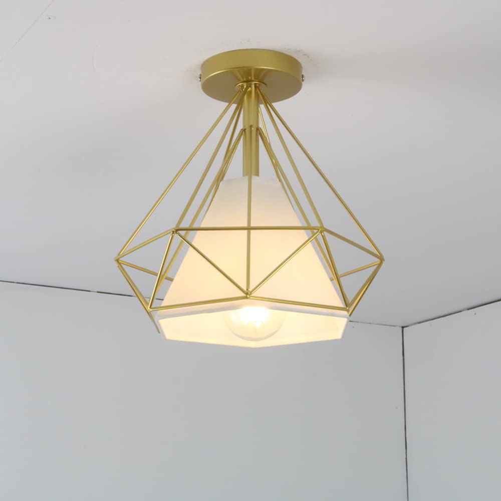 Mengjay Retro Pendant Light Shade Vintage Industrial Ceiling Lighting LED Restaurant Loft Lamp Shade Kitchen Coffee-Shop Chandelier E27 Base