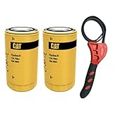 Caterpillar 194-9983 Engine Oil Filter w/IHD Strap Wrench Bundle (2)