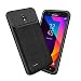 NEWDERY Samsung Galaxy J7 2018 Battery Case, 5000mAh Galaxy J7 Refine Charger Case, Galaxy J7V 2018, Galaxy J7 Star, J7 Top, J7 Aura, J7 Aero, J7 Crown, J7 Eon Charging Case for Galaxy J7 2018(Black)