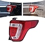 TBVECHI Rear Passenger Side Tail Light Assembly Compatible with 2017 2018 2019Ford Explorer Right Clear Lens Tail Lights Brake Lamps(R)