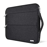 Voova パソコンケース 13 13.3インチ 耐衝撃 PCケース ノートパソコン けーす 軽量パソコンカバー PCバッグ撥水加工ノートパソコンバッグ取っ手付きパソコンけーす男女兼用 MacBook Air 13 M2/M3 2018-2025, MacBook Pro 13/14, 13.3" Dynabook 対応可能（ブラック）