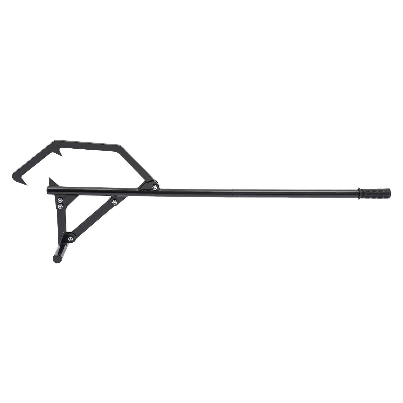 Timberjack Cric à bois, 63,5 cm, réglable, pour bûcheron, rouleau d'abattement, crochet à roulettes, capacité de charge 600 kg, pour rouler et soulever les bûches