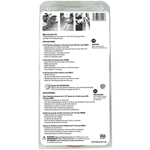 Image of Weiler 36099 Angle Grinder Accessory Kit