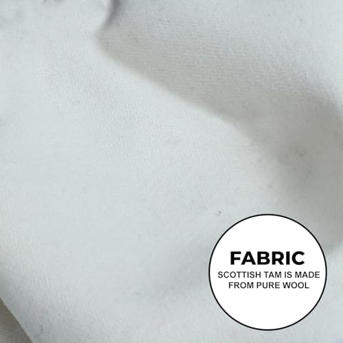 Scottish Traditional Tam o' Shatner Acrylic Wool Tammy Hat Flat Bonnet Kilt Many Tartans4