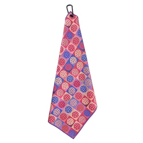 Image of Pickleball Towel | Pickleballs Pink Pickleball Towel | Pickleball Gift for Women | Printed Funny Pickleball Towel | Pickleball Gear | Retirement Gift