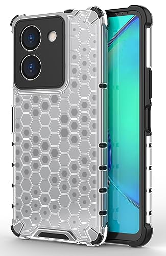 Image of Glasgow Back Case Cover Designed for [ Vivo Y36 / Y36 4G ] (Stylish Look | Shock Proof) - Transparent