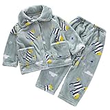 DEBAIJIA Baby-Mädchen JJF Nightgown, Cyan-Zebra, 16