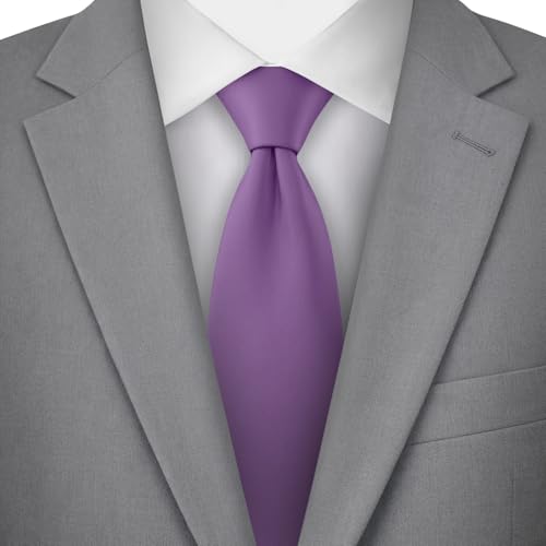 Image of Jacob Alexander Men's Extra Long Solid Color Tie