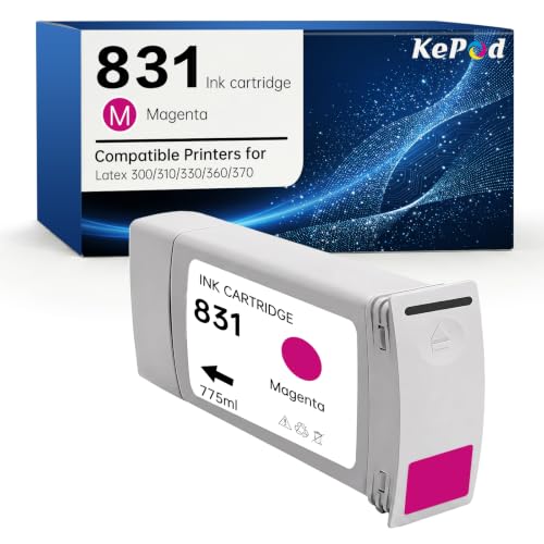 KePod 831 831A Ink Cartridge Magenta Replacement for 831M La...