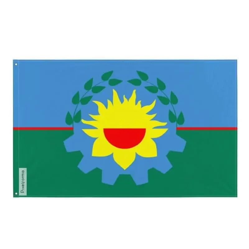 Drapeau Buenos Aires Pixelforma en polyester avec 10 oeillets