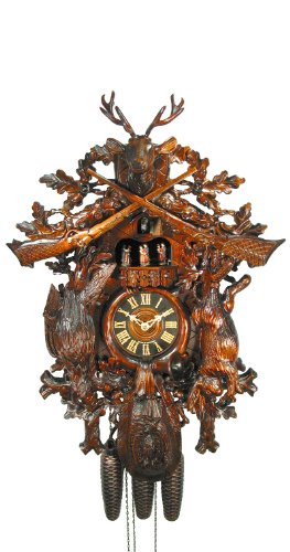 August Schwer Cuckoo Clock Hunting Clock #TOP10
