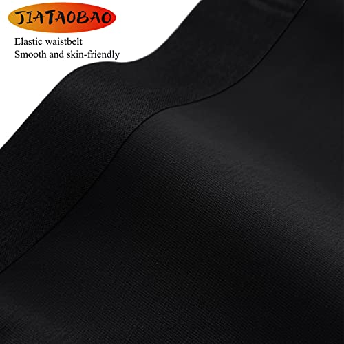 JIATAOBAO Boxer Shorts Mens (Pack of 6), Cotton Fitted Underwear Retro Trunks Breathable Briefs, Suitable For Leisure, Sports And Business, S, M, L, XL, XXL (L, Black×6) - 4