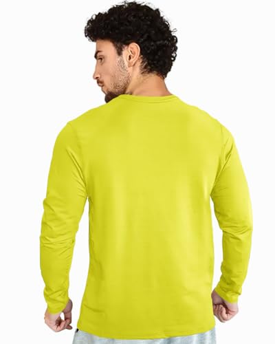 Image of Noble Monk Men's Polyester Solid Regular Fit T-Shirt