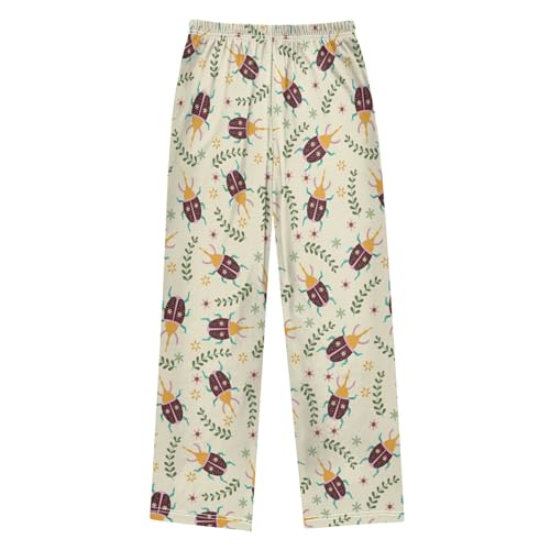 Bug Pajama Pants Wide Leg Pj Bottoms Lounge Comfy Soft Casual Sleep Pants2