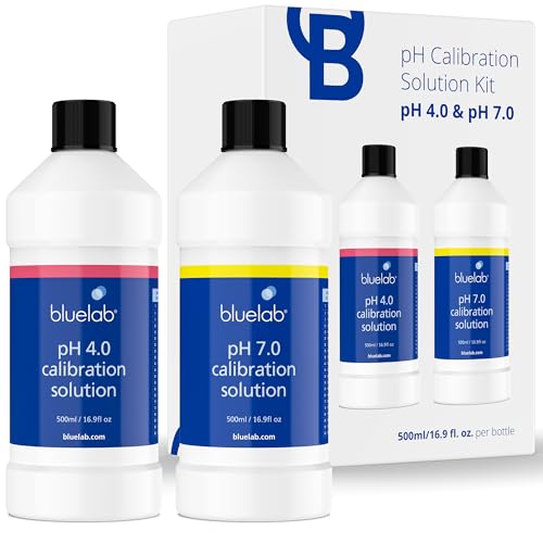 Bluelab pH 4.0 Calibration Solution 500 ml, pH 7.0 Calibration Solution