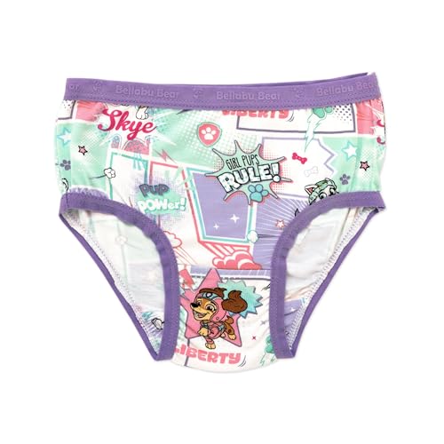 Bellabu Bear Paw Patrol Girls' Rayon from Bamboo Underwear Packs4