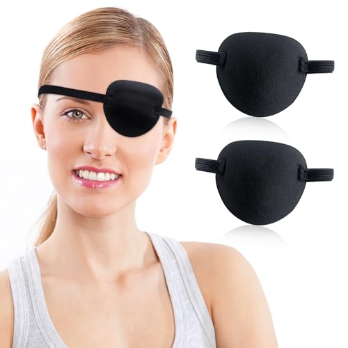 Eye Patch,2pcs Eye Patches for Adults,Medical Eyepatch for Left R...