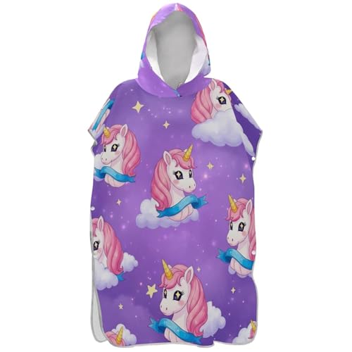 Robe de plage à capuche licorne pour se changer après le surf - 2