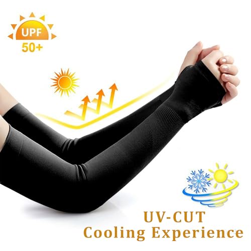 Image of MILESTONES. /Arm Sleeves for Men & Women UV Protection Hand Sleeves /Sun Protection Sleeves for Men & Women for Running, Hand Cover Arm Sleeves for Bike Riding Free Size