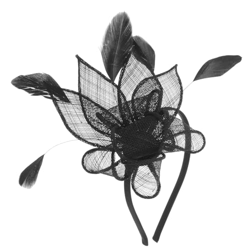 Pinces à chapeau fascinateur en jute coiffe stable pour mariages