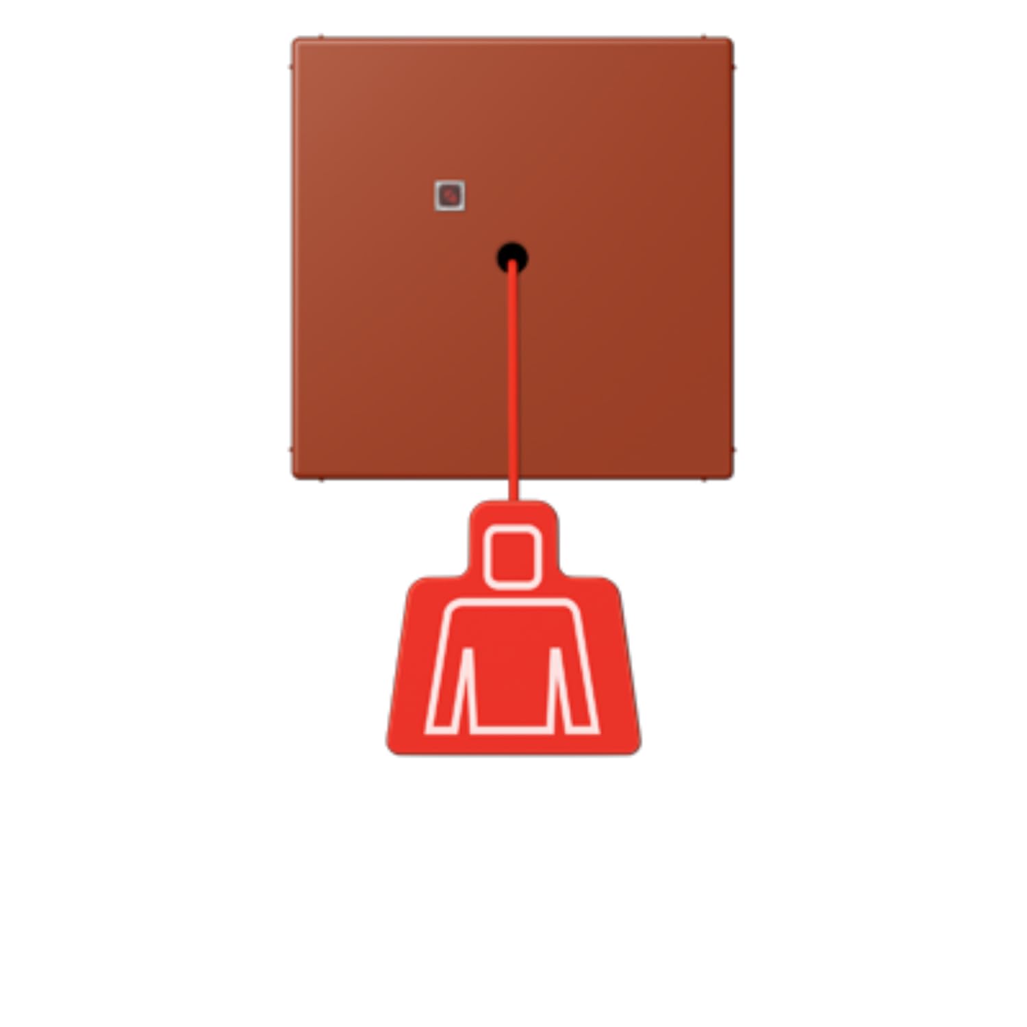 Bouton poussoir LC32110 JUNG avec poignée ergonomique pour commande précise