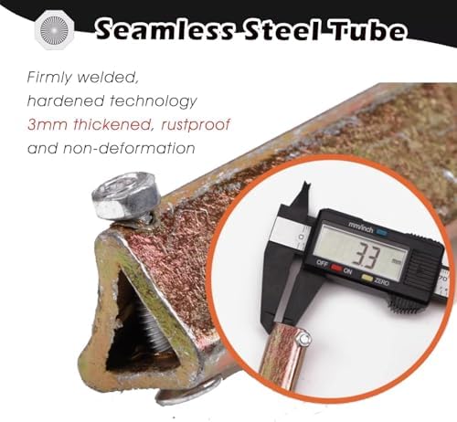 Adjustable Carbon Steel Tree Climbing Spikes - 1 Pair Fruit Picking Gear, Coconut & Wooden Pole Climbing Equipment, Supports 330lbs, Durable & Lightweight