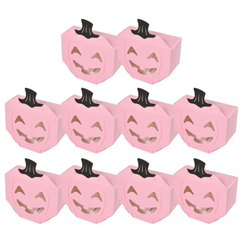 Caja De Dulces De Calabaza - Contenedores De Trato De Halloween De Calabaza | Caja De Dulces De Halloween De La Cara De, Recipiente De Bocadillos De Otoño Para Tableros De Mesa, Lugares De Pi