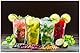 Topkapi 250.996 Longdrink Allzwecktrinkglas – 6 Stück Miami Vice Weiß/Transparent Glas-Set XL-Gläser (36 cl) für Cocktail, Longdrink, Mojito, Saft, Wasser, Höhe ~12 cm