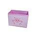 Weanty Rosa Aufbewahrungsbox mit Deckel Verschiedene Schwein-Muster Puppen, Spielzeug und Snacks 19cm*11cm*13.8cm Size 19cm*11cm*13.8cm (E)