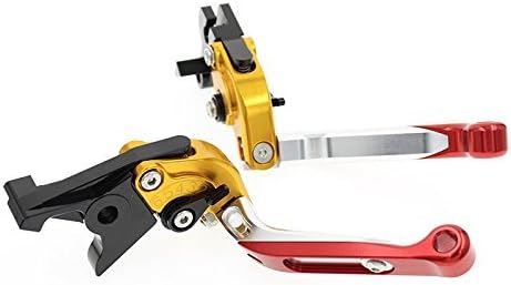 Miniatura 25 de FXCNC Billet Folding Extendable Adjustable Brake Clutch Levers Compatible with Raptor YFM660 01-04, TTR125L/LE/LW 00-16, Banshee 350 02-06