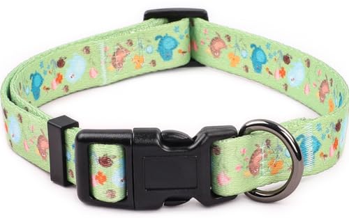 COSYHOMELONDON Dog Collar for Small Dogs Cute Small Medium Large Dog Pet Collar, with Floral Patterns - Image 2