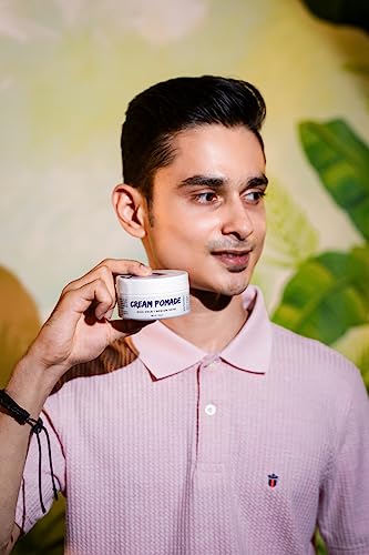 Image of Haxxed Hair Pomade for Men - Natural Oil-Based Pomade for Strong Hold, Sleek Shine & All-Day Control - Perfect for Men's Styling Needs 100 gms (Pack of 3)