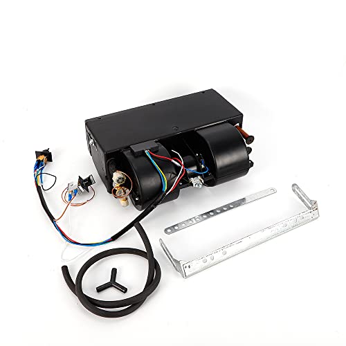 A/C Air Conditioner Evaporator Assembly Unit and Heater Kit, Heat Cooler Assembly Unit, 3 Speed