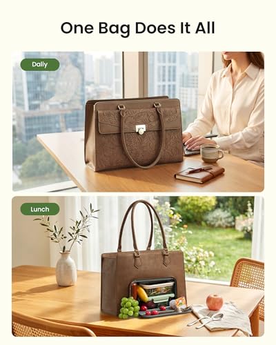 Image of LOVEVOOK Laptop Tote Bag for Women,Laptop Work Tote Computer Bag