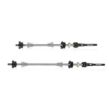 Negaor 2 PCS Bike Qui Release Wheel Hub Shaft Rear Set ycle Qui Release Skewer Axle