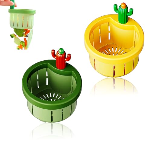 Colador de Fregadero Cocina Diseño Cactus 2 Piezas