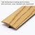 KADEUX Cuttable Flooring Transition Strip, T-Shape Threshold Strip, Wood to Tile Transition Strip, Floor Gap Connecting Strips, PVC Edging Trim Strip (Color : Oak Color)