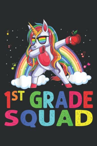 Back to School Dabbing First Grade Kids 1St Grade_1: Ruled Notebook, Lined Journal with 6" x 9", 100 Pages and Matte Finish Cover, Perfect for School, Office & Home