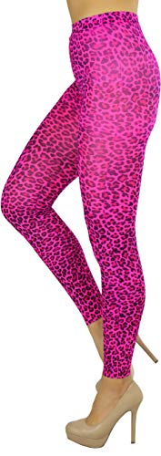 Image of ToBeInStyle Women's Footless Opaque Animal Zebra Tiger Tights Hosiery