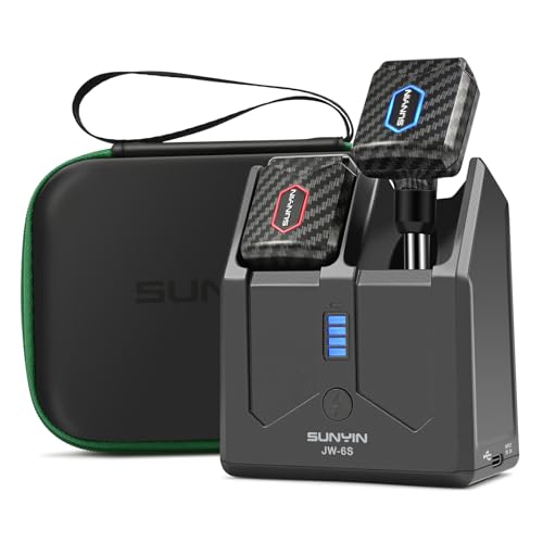 5.8Ghz Mini Wireless Guitar System with Portable Charging Case Wireless Transmitter and Receiver 4 Working Channel for Electric Guitar Digital Wind Instrument Wireless System Mini Device（Carbon Fiber）