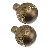Photo Gallery holidyoyo 2 pezzi pz terminali asta tende in intagliato eleganti e decorativi accessori per aste tende finitura resistente per soggiorno e camera da Photo Gallery holidyoyo 2 pezzi pz terminali asta tende in intagliato eleganti e decorativi accessori per aste tende finitura resistente per soggiorno e camera da