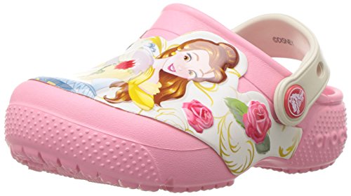Crocsfunlab Princess Belle Clog, Peony Pink, 10 M US Toddler