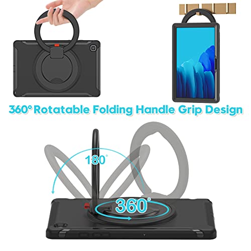 Coque Samsung Tab A7 incassable protège écran intégrale noire - 6