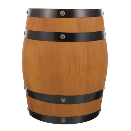 Barril de madera de roble HONMEET decorativo para ambiente de bar