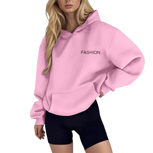Sweat à capuche femme manches longues parfait pour vos sorties décontractées d'automne