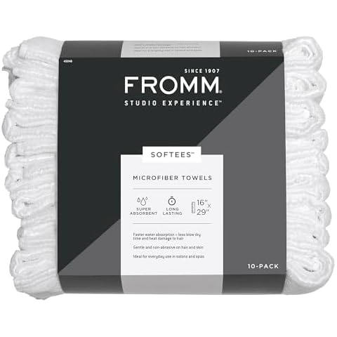 Fromm Softees Microfiber Hair Towels Cover