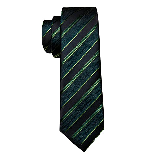 Image of Barry.Wang Boys Ties School Pre-Tied Kids Necktie Handkerchief Clip Set Uniforms Child Ties for 8-14 Years Wedding Party